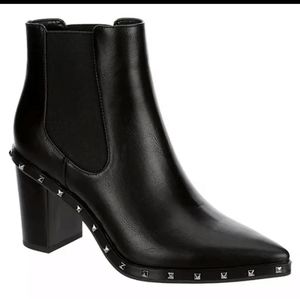 Black studded boots